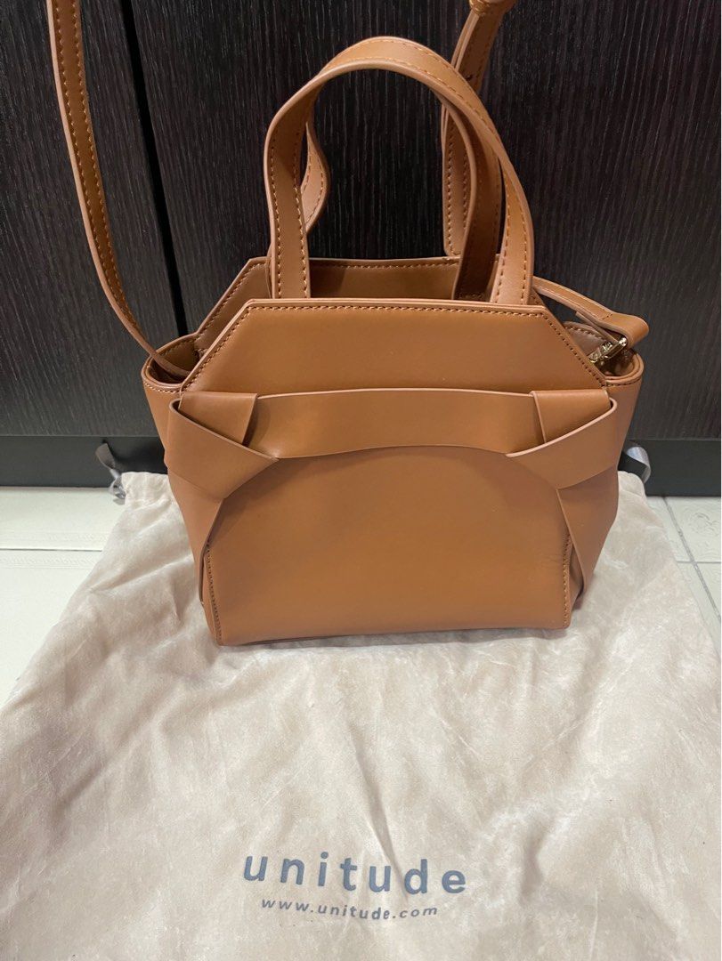 Brand new unitude crossbody bag mini chocolate brown