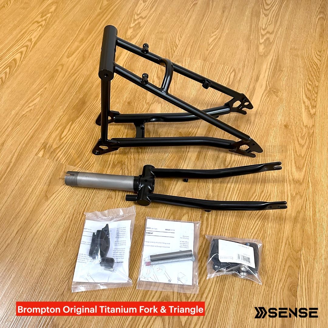 Fork clearance titanium brompton