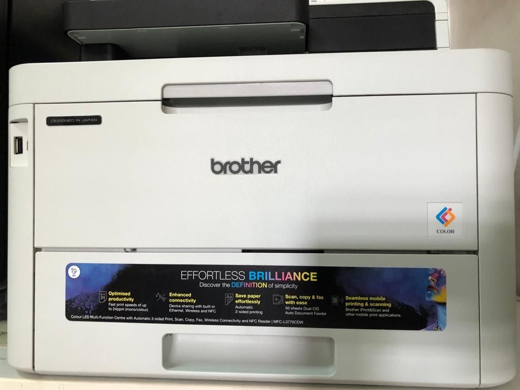 BROTHER MFC-L3770CDW 4 in 1 Laser Colour Printer, Computers & Tech
