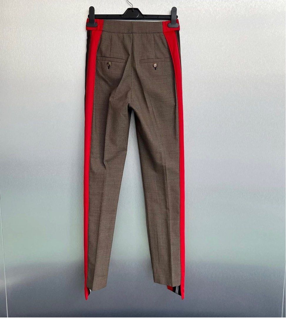 Burberry Pants Brown red