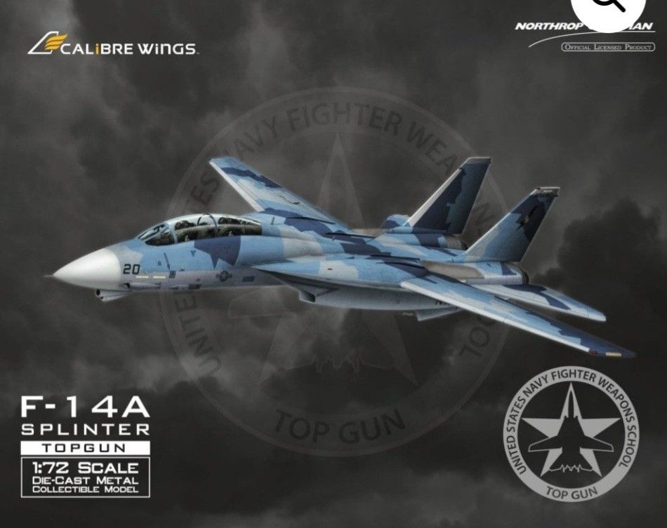 thumbnail image 2 of Calibre Wings 1:72 F-14A Tomcat USNFWS TOPGUN 20 2 of 11