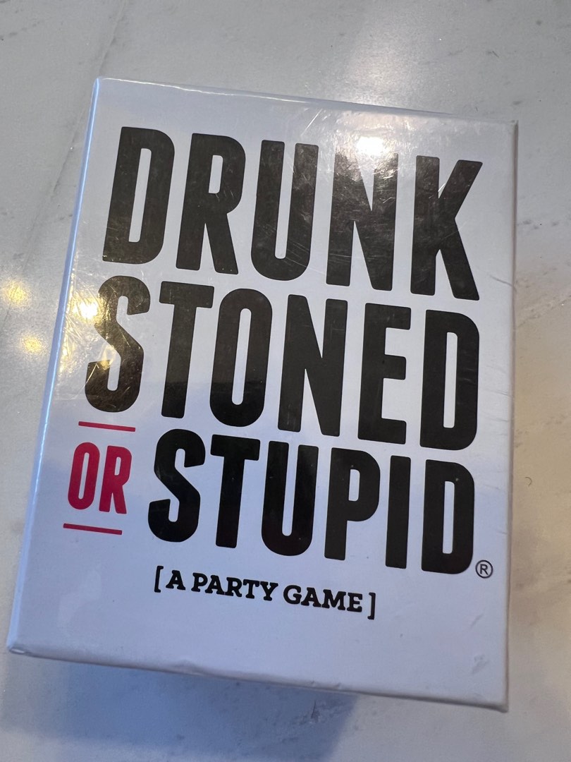 Card Game - Drunk Stoned or Stupid, Hobbies &amp; Toys, Toys &amp; Games on ...