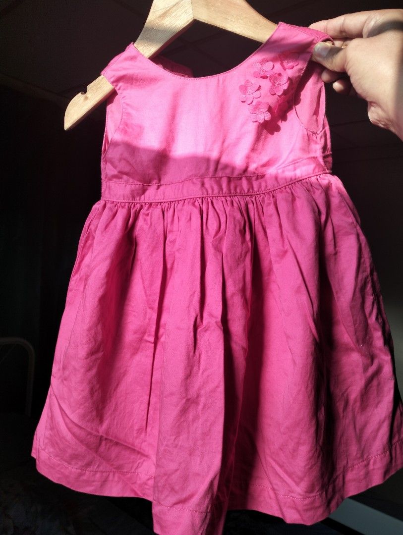 CARTERS PINK DRESS FOR BABY GIRL 12M
