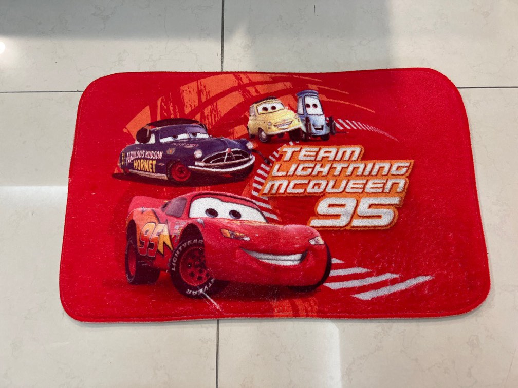 Cartoon Carpet Lighting Mcqueen, Furniture & Home Living, Home Decor