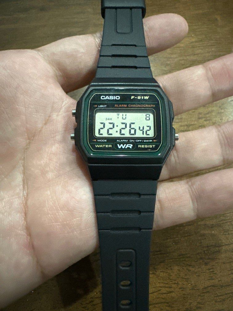 Casio f91w cheap 3dg