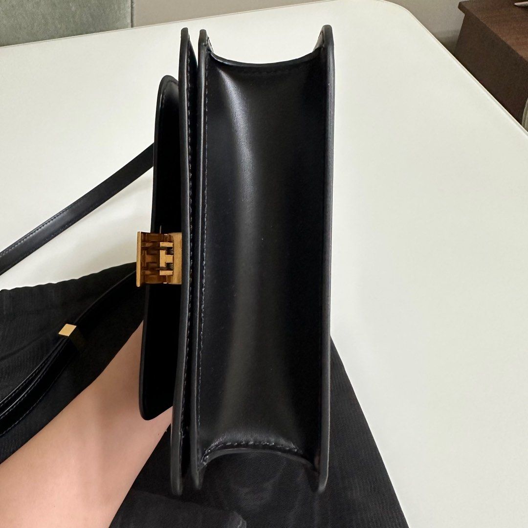 Celine classic box bag (Category: Luxury Bags & Wallets) located in Quezon City. Submitted by 029399 (Listing ID 1247763376, Image 3). Description: Celine classic bag in box calfskin Teen size Excellent, like new condition Very minor marks at the back, barely visible. (See 6th photo) Tiny hairline scratch on top (7th photo) No scuff in corners Comes with dustbag and care cards Retails new in store for over ₱200k Negotiable, but please be consider