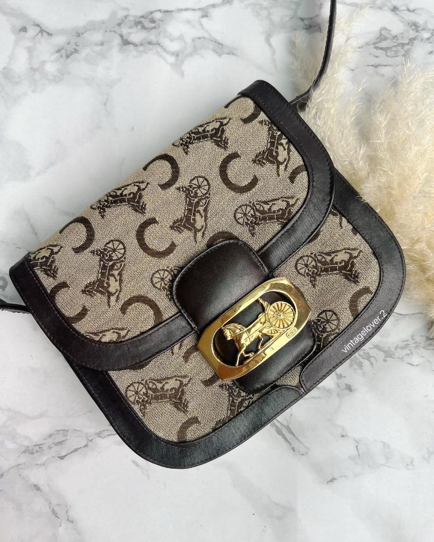 Celine Macadam Shoulder Bag, Luxury, Bags & Wallets on Carousell