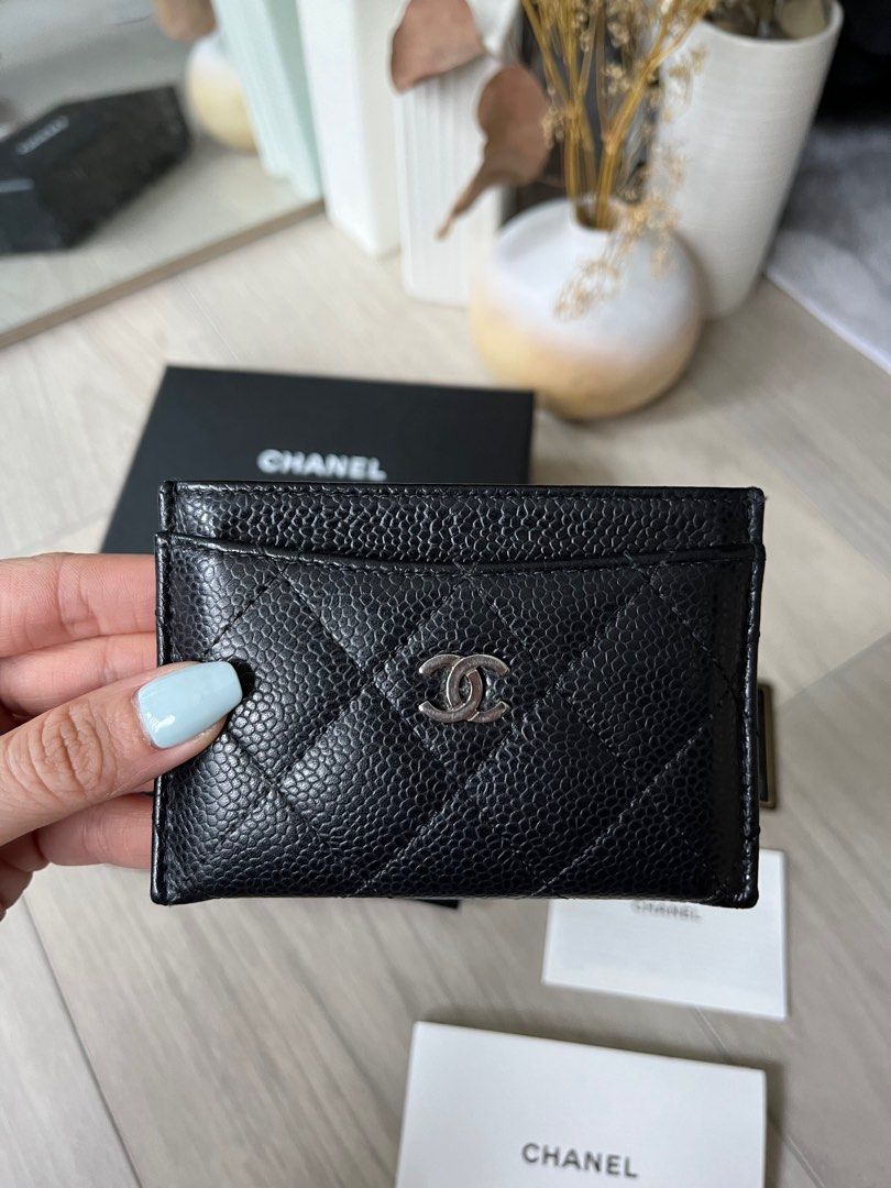 Chanel Card Holder SHW, Luxury, Bags & Wallets on Carousell