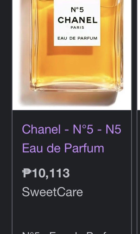 Chanel No 5 Eau de Parfum 100ml, Beauty & Personal Care, Fragrance &  Deodorants on Carousell