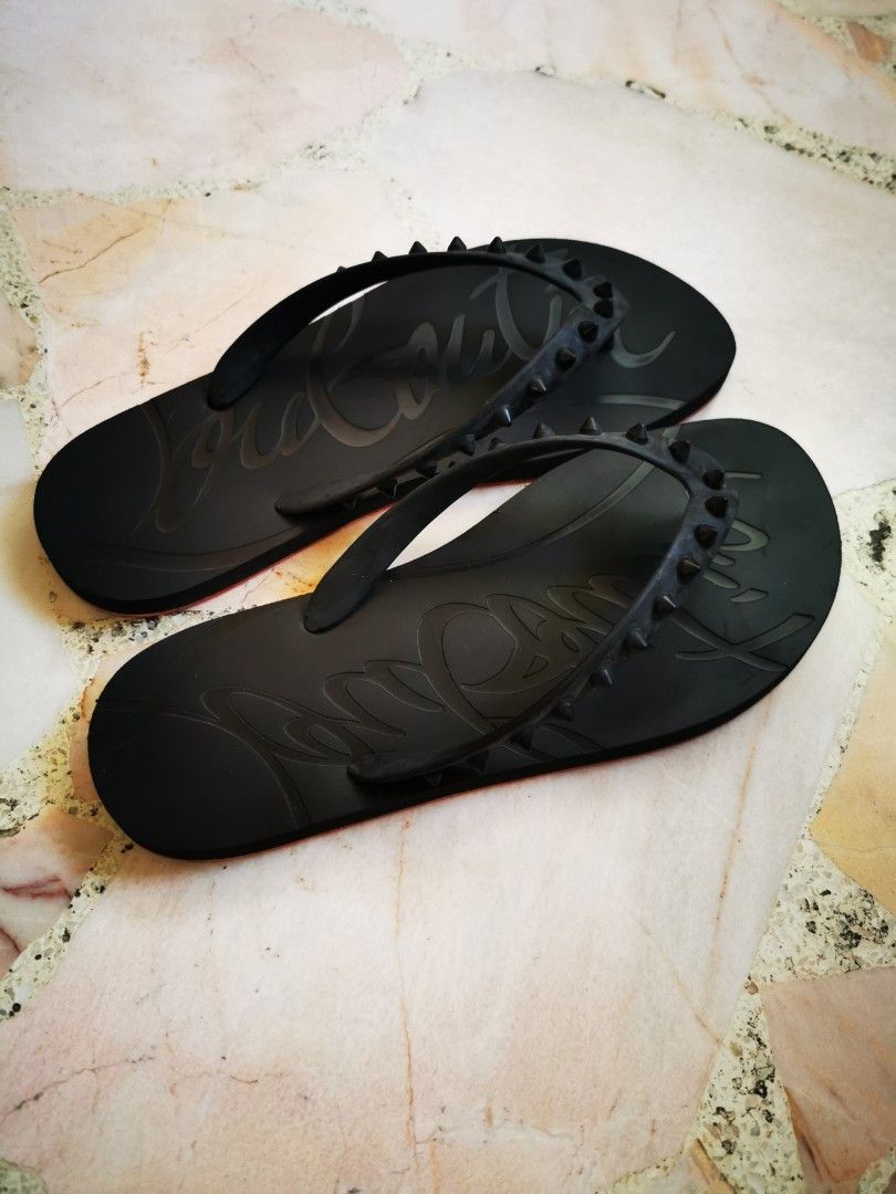 Red bottoms deals slippers