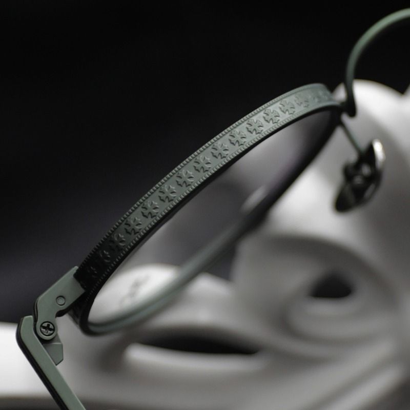 メガネ CHROME HEARTS SS25 THICK BDOLV Dark Olive 48 (THICK BDOLV) Chrome Hearts THICK BDOLV Olive Glasses Frame - SRM