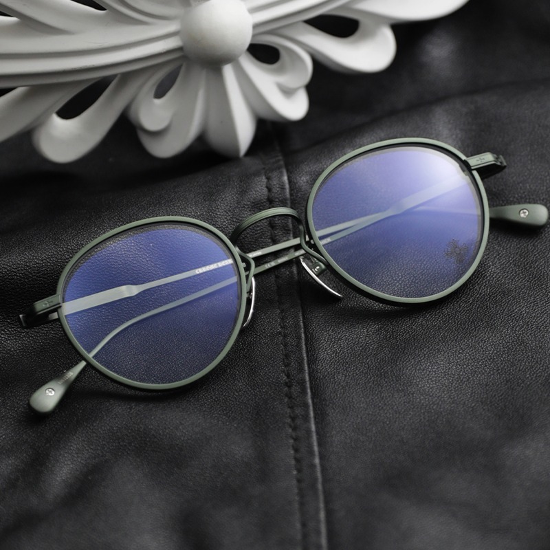 BDOLV) Dark SS25 メガネ (THICK CHROME BDOLV Olive THICK HEARTS 48