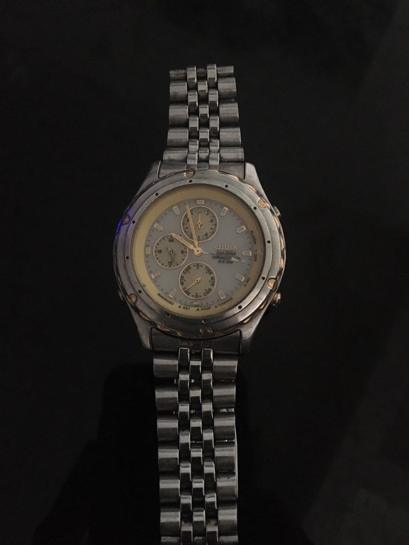 Citizen eco drive alarm chronograph Men s Fashion Watches
