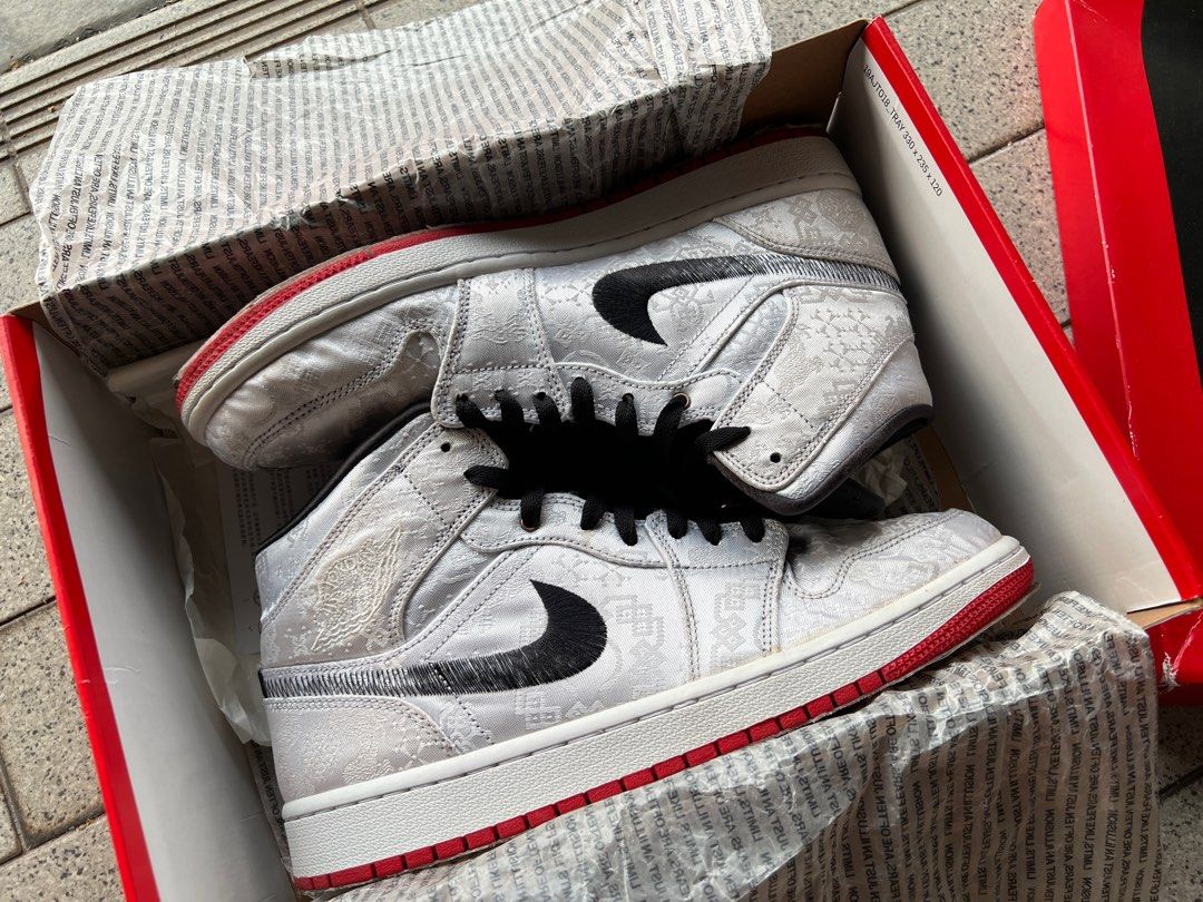 CLOT X Air Jordan 1 Mid Fearless Men s Fashion Footwear