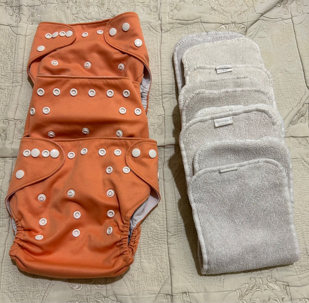 Cloth diaper with inserts, Babies & Kids, Bathing & Changing, Toilet