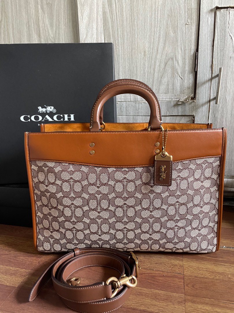 Coach Rouge Laptop bag retail on Carousell