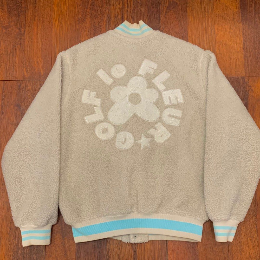 Converse x golf le fleur sherpa bomber jacket sale