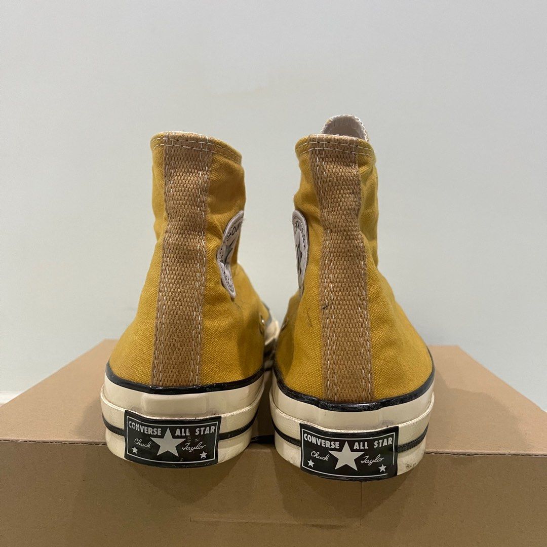 Converse on sale yellow uk