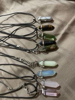 Crystal necklaces