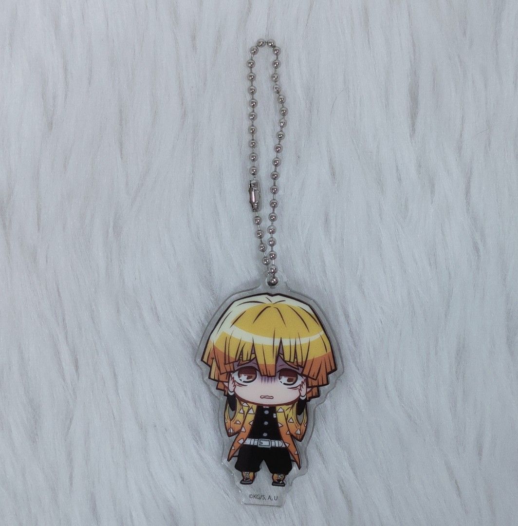 Demon Slayer Zenitsu Acrylic Keychain (Category: Character Goods) located in Antipolo. Submitted by bhabiegraciefashionlab (Listing ID 1247807989, Image 2). Description: 80 Php + Sf Demon Slayer Zenitsu Acrylic Keychain ✅ Like New ✅ Authentic from Japan ✅ With Markings ✅ Please refer to photo for size details #zenitsu #demonslayer #acrylic #keychain.