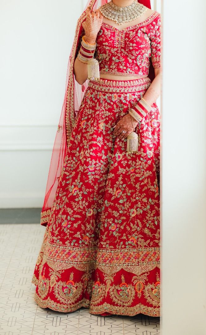Custom made bridal lehenga discount