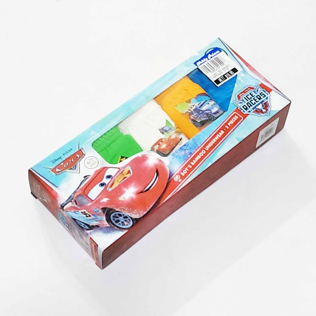 Disney Pixar Cars - Boy's Ramboo Underwear - 5 pieces, Babies & Kids,  Babies & Kids Fashion on Carousell