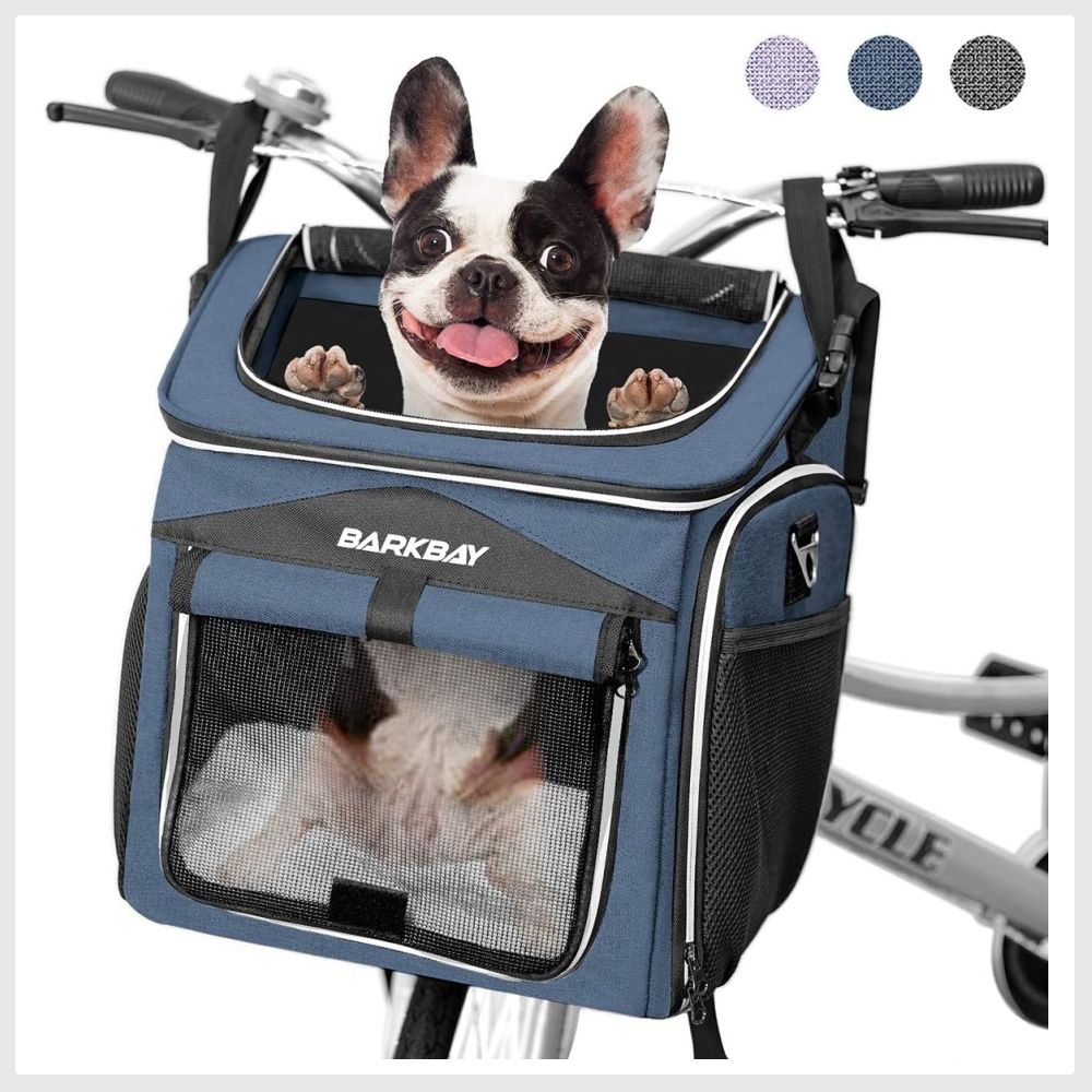 Dog bike bag carrier sales