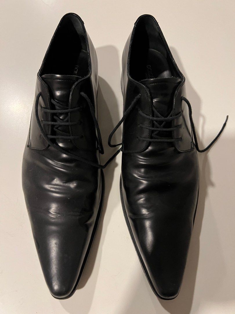 D&g sales leather shoes