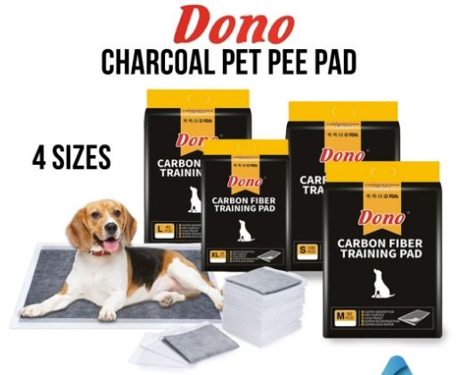 DONO Charcoal Pee Pad Bamboo Charcoal Fiber Super Absorbent