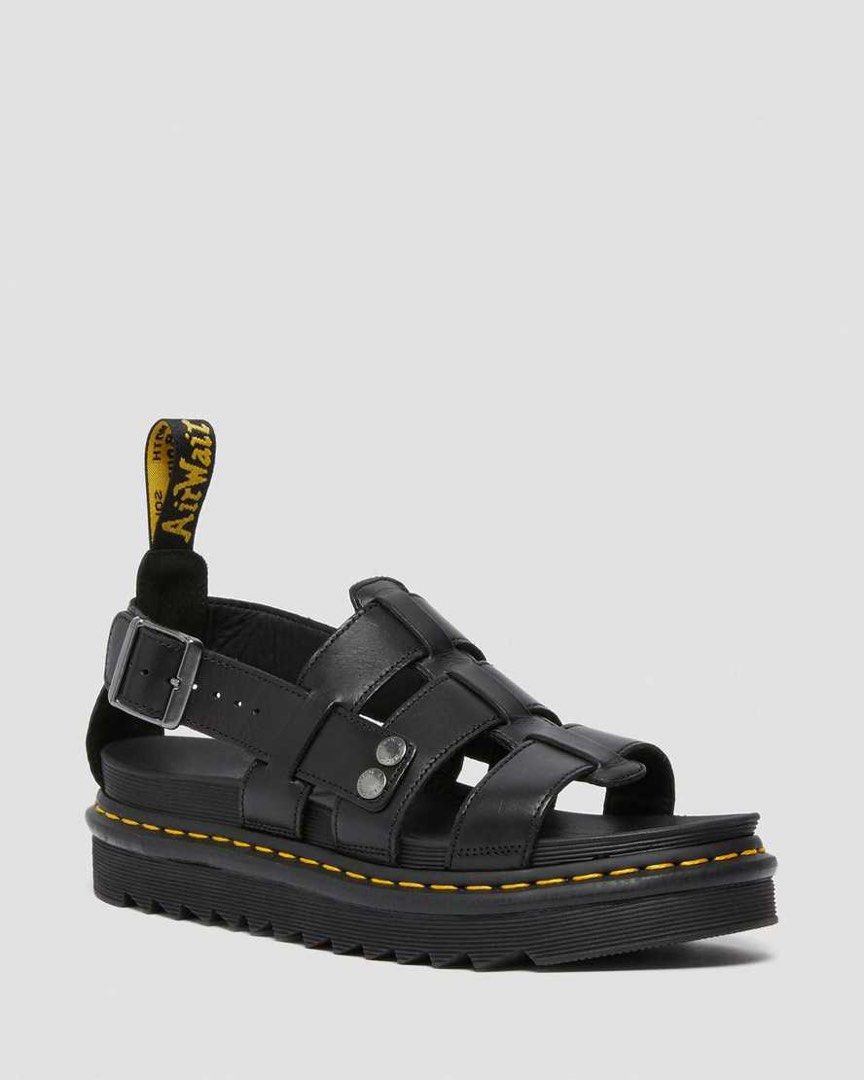 Grey doc on sale marten sandals