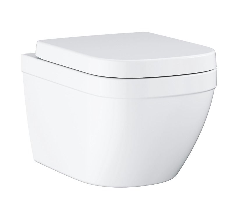 GROHE - EUROSMART WALL HUNG WC 39205000 (Alpine White), Furniture ...