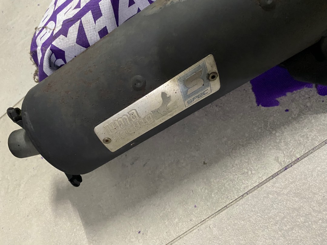 Exhaust Uma Racing Back Pressure LC135 V4 to V8 (28mm), Motorbikes on