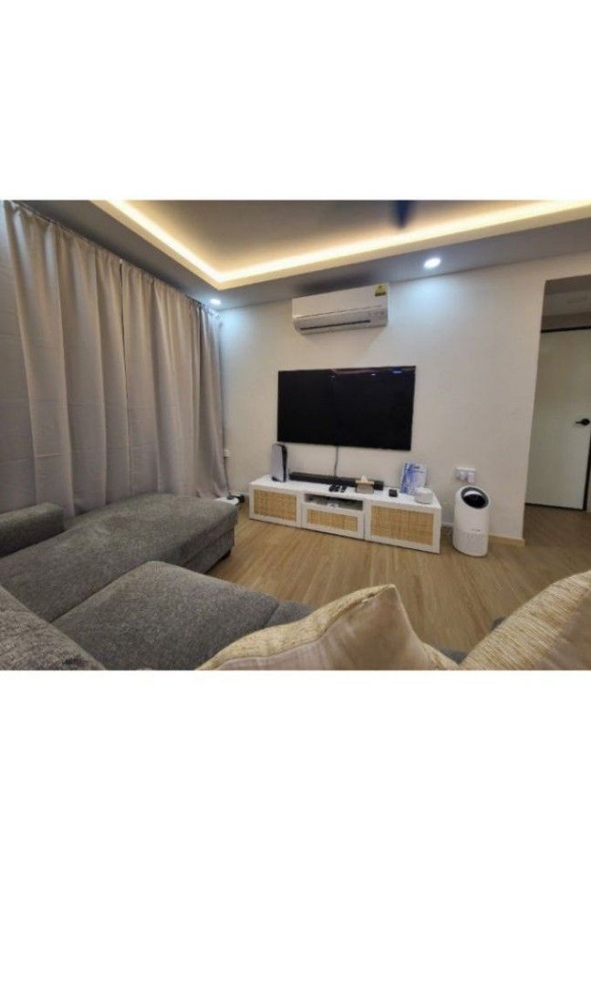 吊顶，L型箱体，带检修口/灯槽/LED灯具/电路工程的吊顶，石膏线安装/拆除/破碎/清运/拆卸/移动与搬迁，室内装修工程服务，价格合理。62863093020419111