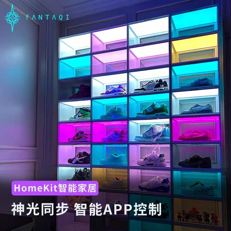 Fantaqi Expo Exhibit Display Case Nanoleaf[Smart LED Box / RGB