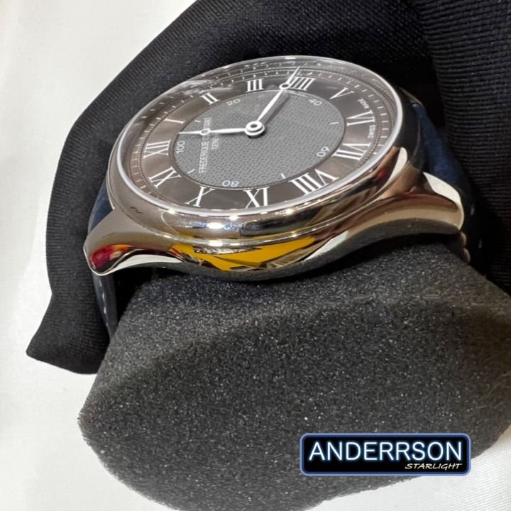 Frederique constant classics black dial men's watch top
