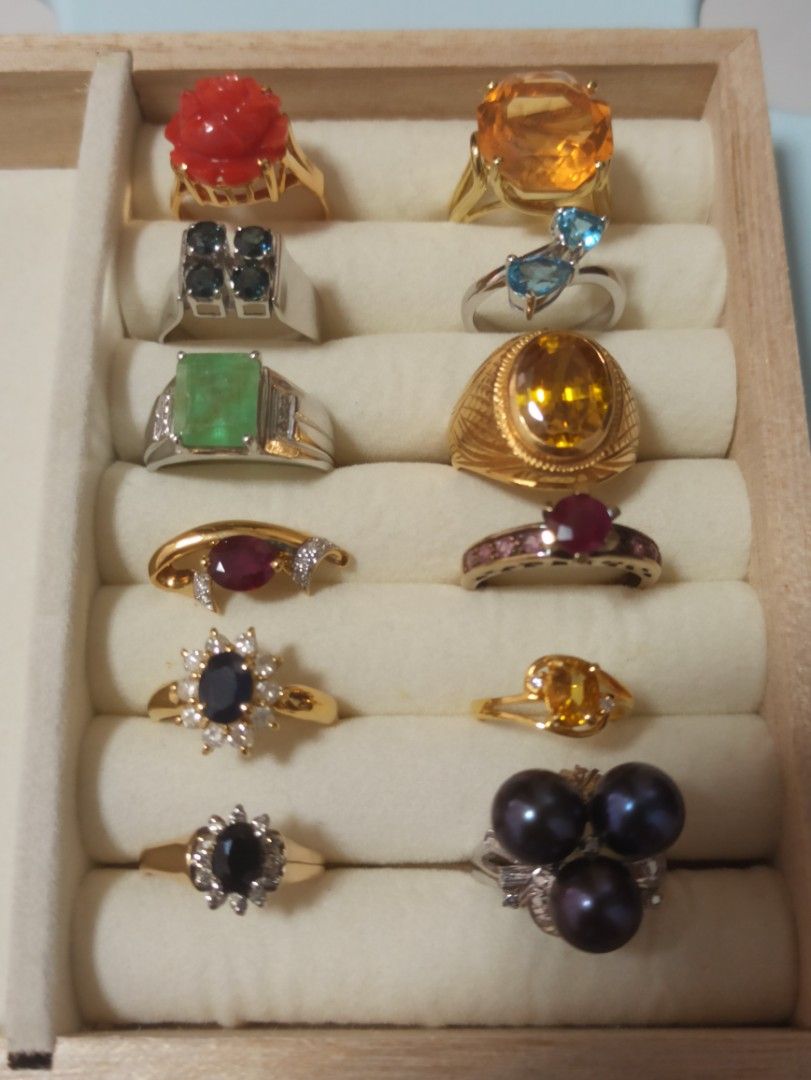Gemstone gold jewelry 2025
