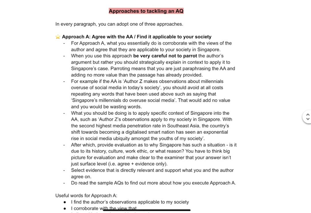General Paper (GP) AQ Ultimate Notes for A [>17 TOPICS] (Resources ...
