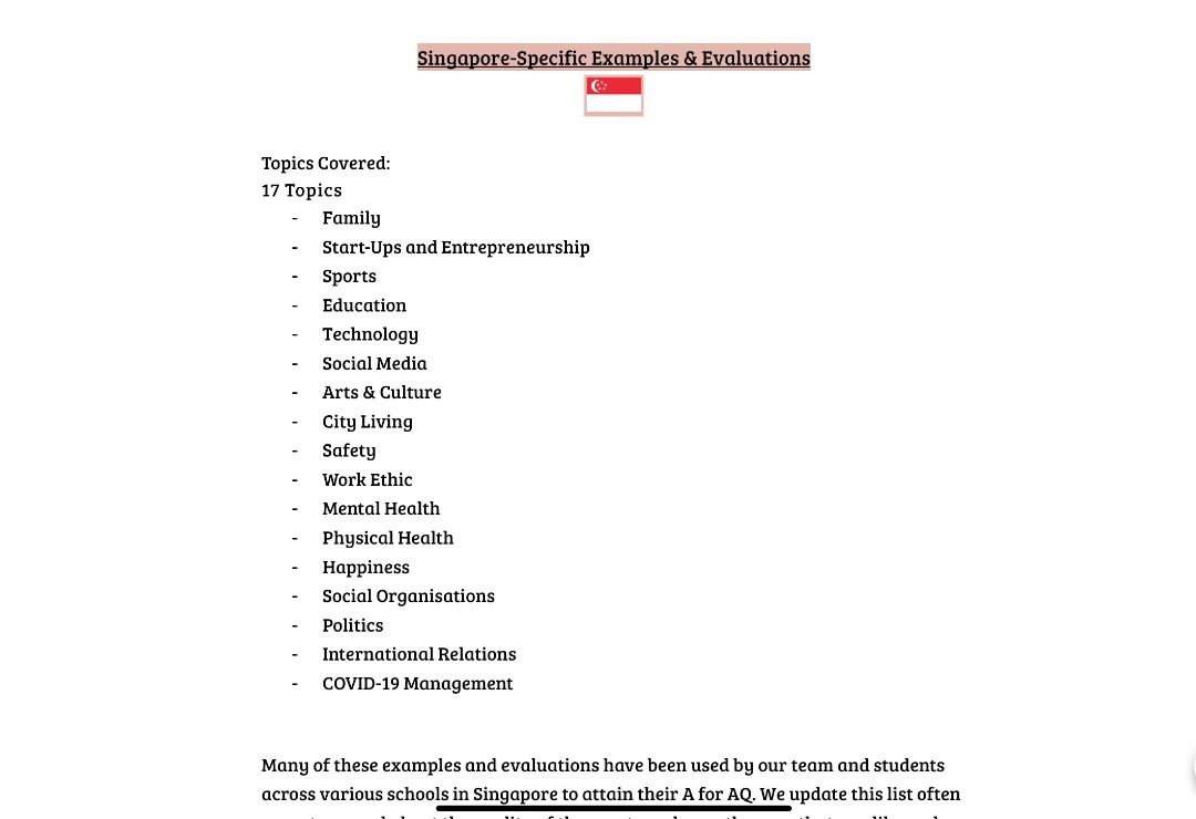 General Paper (GP) AQ Ultimate Notes for A [>17 TOPICS] (Resources ...