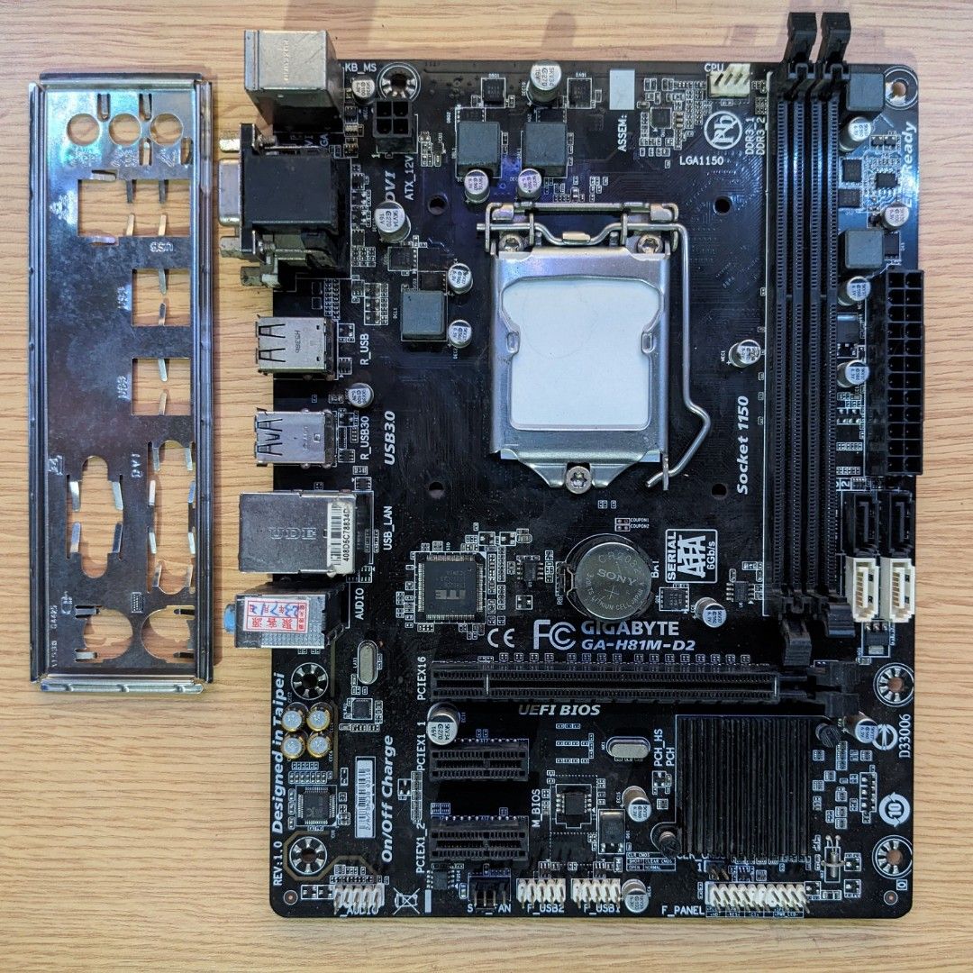 Gigabyte h81 top