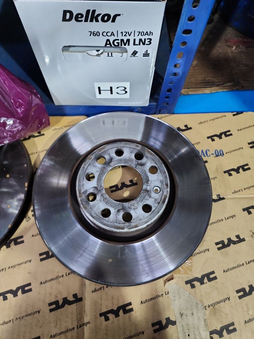 Golf GTI Mk7.5 brake and rotor, Car Accessories, Accessories on Carousell