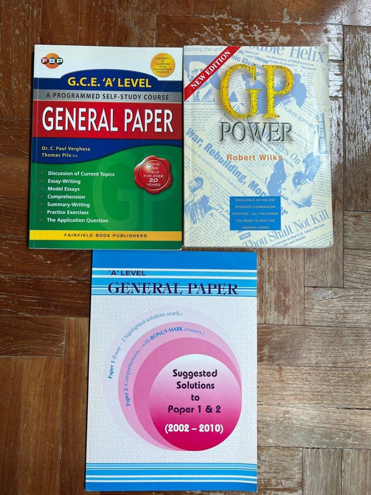 GP　SET　power　Magazines,　Carousell　Textbooks　Hobbies　3,　of　Books　on　writing　Toys,