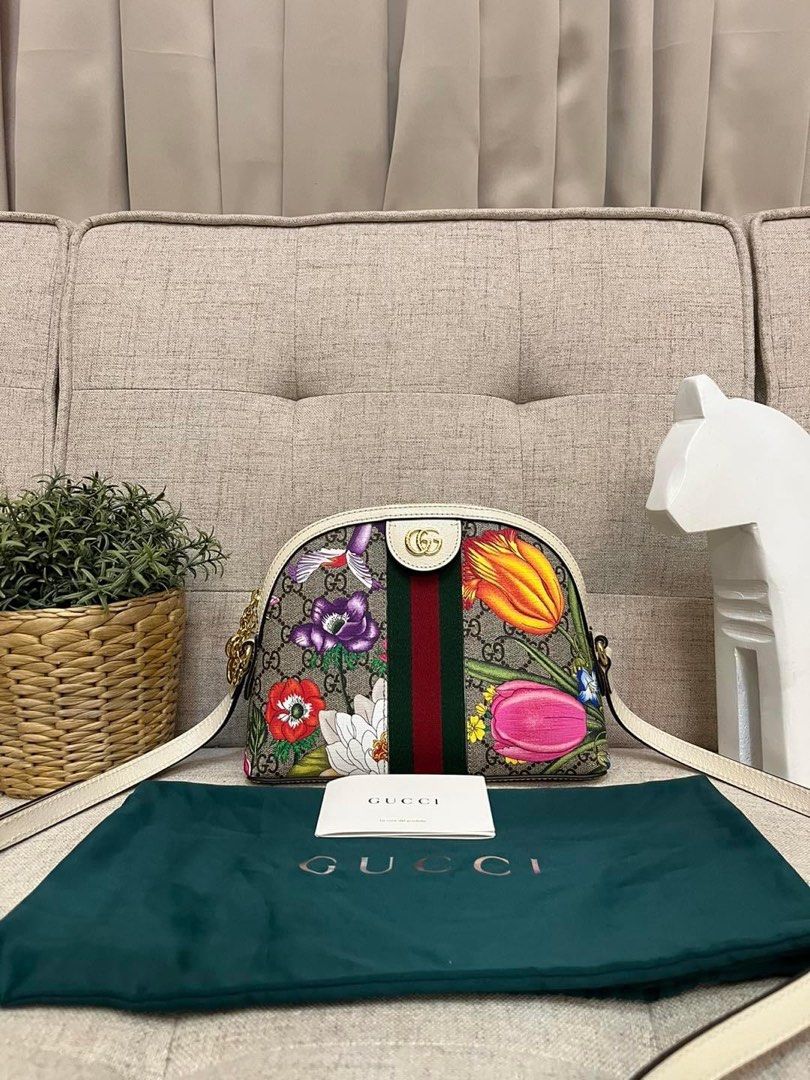 Gucci Ophidia Floral Dome Small (Category: Luxury Bags & Wallets) located in Manila. Submitted by bagislifeshop (Listing ID 1247848487, Image 1). Description: On Hand in PH 100% Authentic Gucci Ophidia Floral Dome Small Condition: 9/10 Comes with Dustbag, Gift Receipt and Booklet .