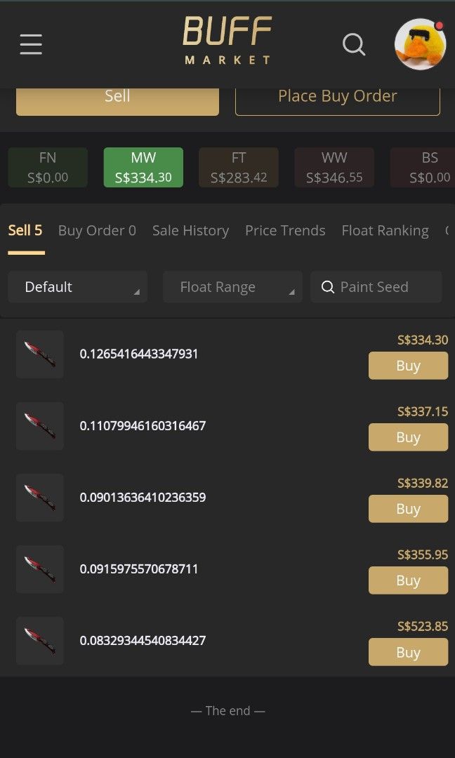 Gut Knife Autotronic (MW), Video Gaming, Gaming Accessories, InGame