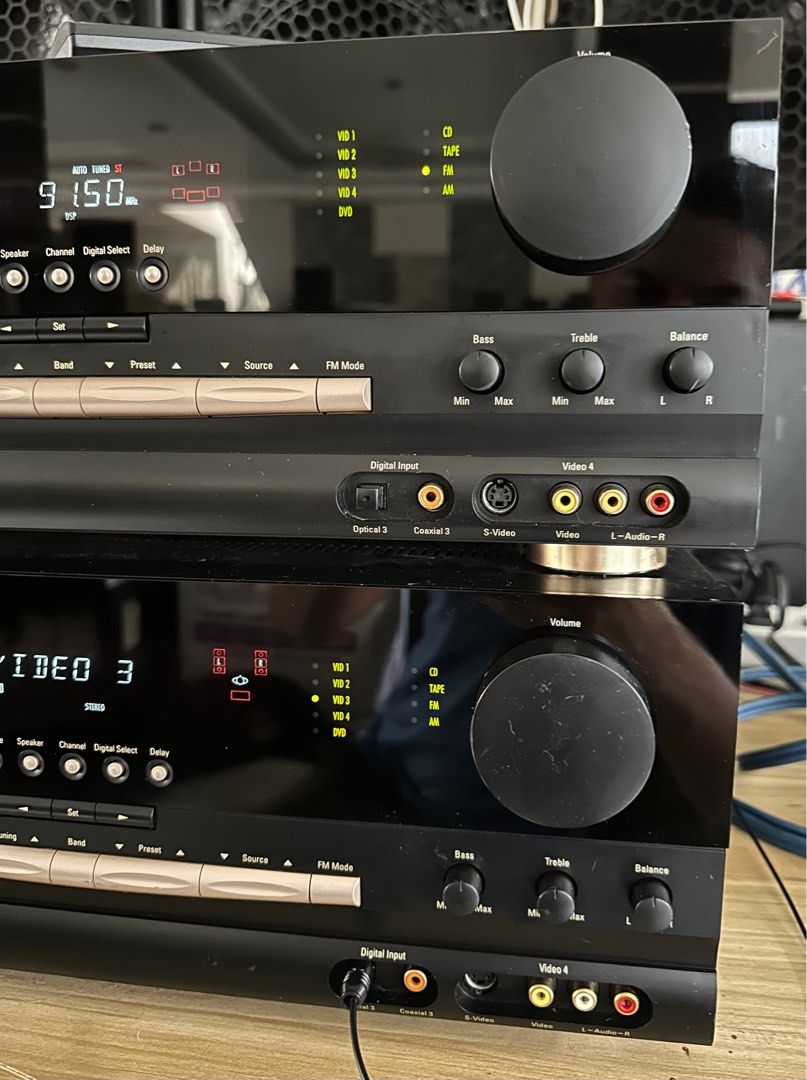 Harman Kardon AVR 120 & 110 A/V HighCurrent Receiver 5.1 Logic 7