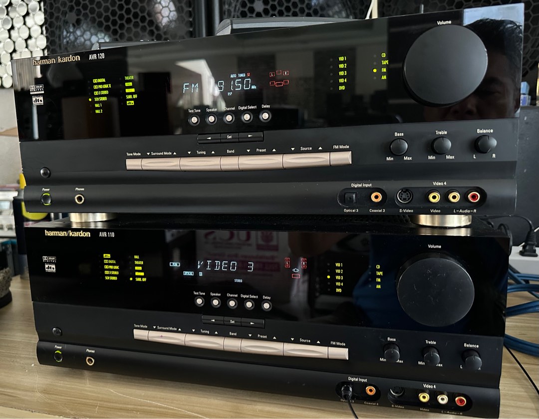 Harman Kardon AVR 120 & 110 A/V HighCurrent Receiver 5.1 Logic 7