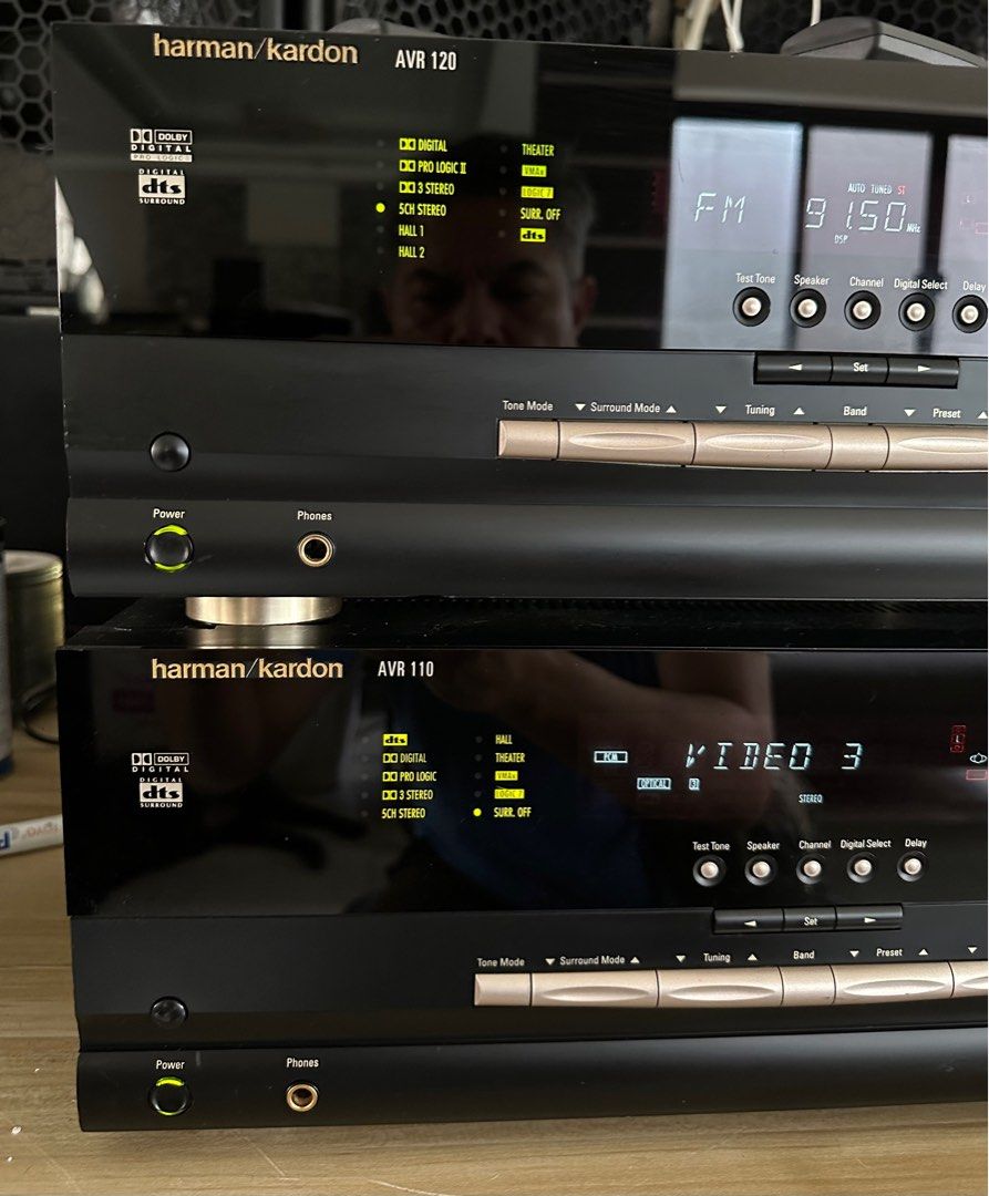 Harman Kardon AVR 120 & 110 A/V HighCurrent Receiver 5.1 Logic 7