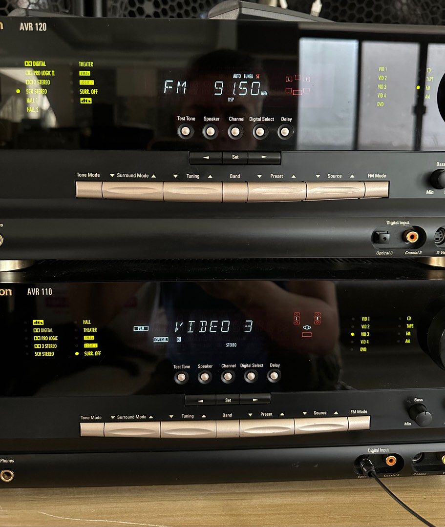 Harman Kardon AVR 120 & 110 A/V HighCurrent Receiver 5.1 Logic 7