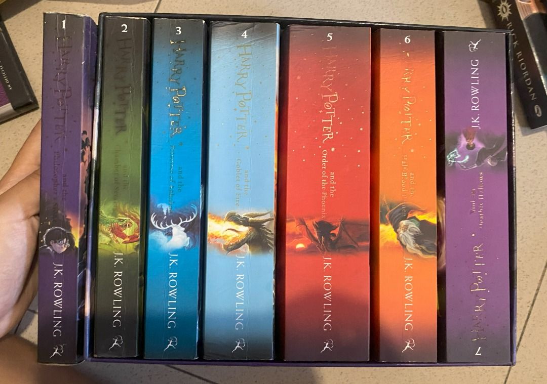 Harry Potter Books Complete Set on Carousell