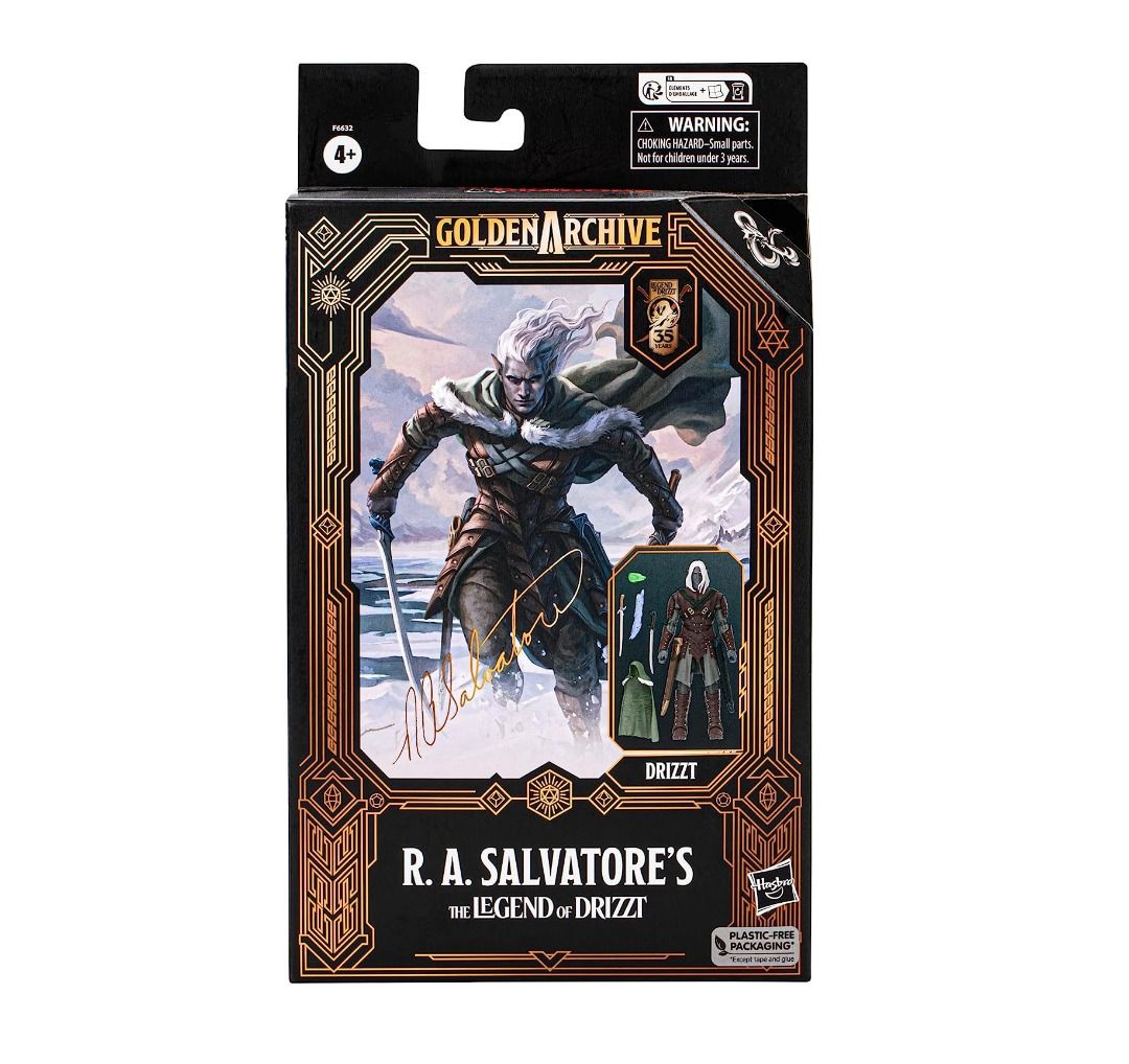 Hasbro Dungeons & Dragons R.A. Salvatore's The Legend of Drizzt Golden