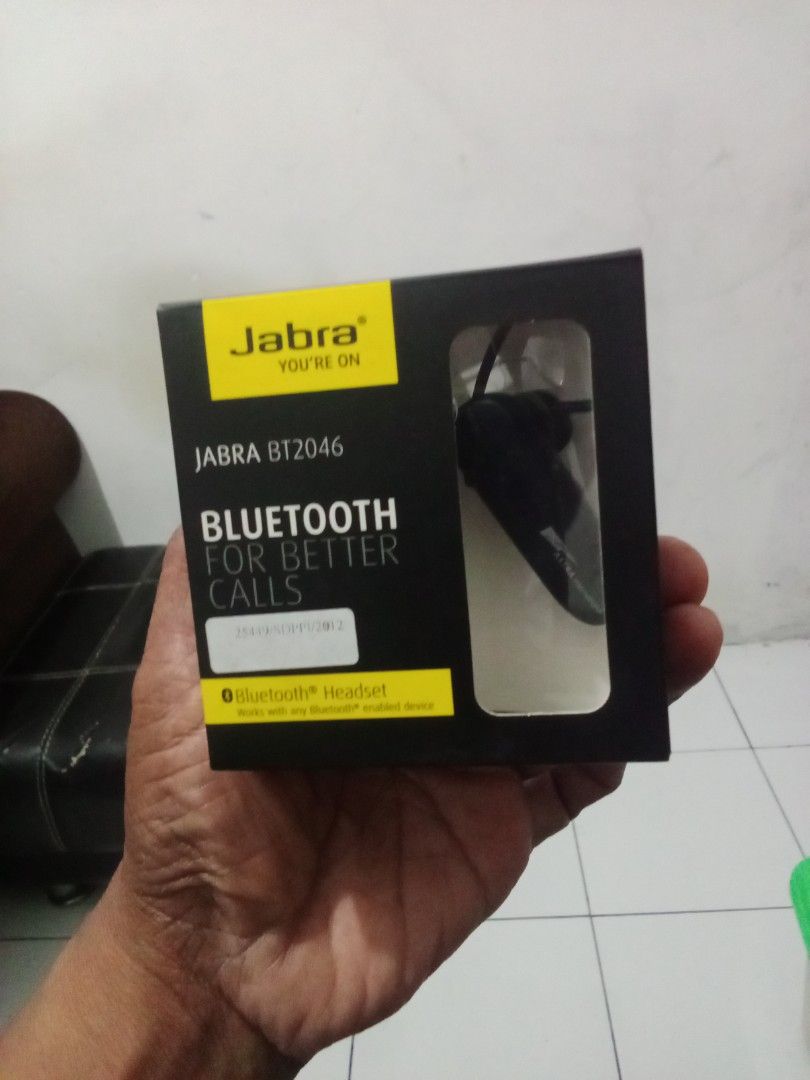 Headset bluetooth JABRA Made in Denmark Telepon Seluler Tablet
